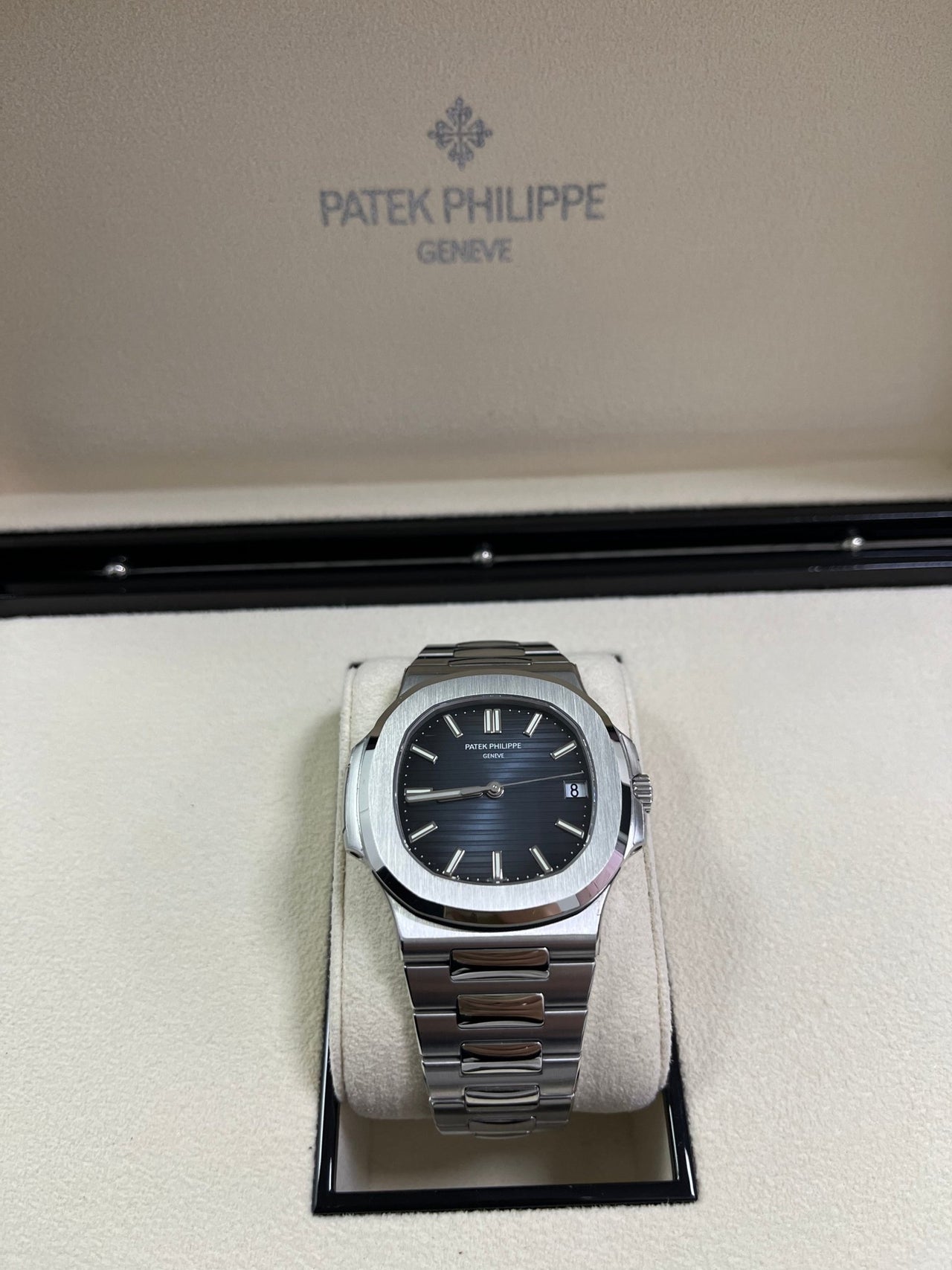 Patek Philippe Nautilus Stainless Steel/ Black-Blue Dial (Ref#5711/1A-010) - Image 3