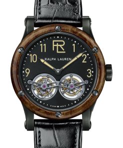 Automotive Double Tourbillon Black Steel