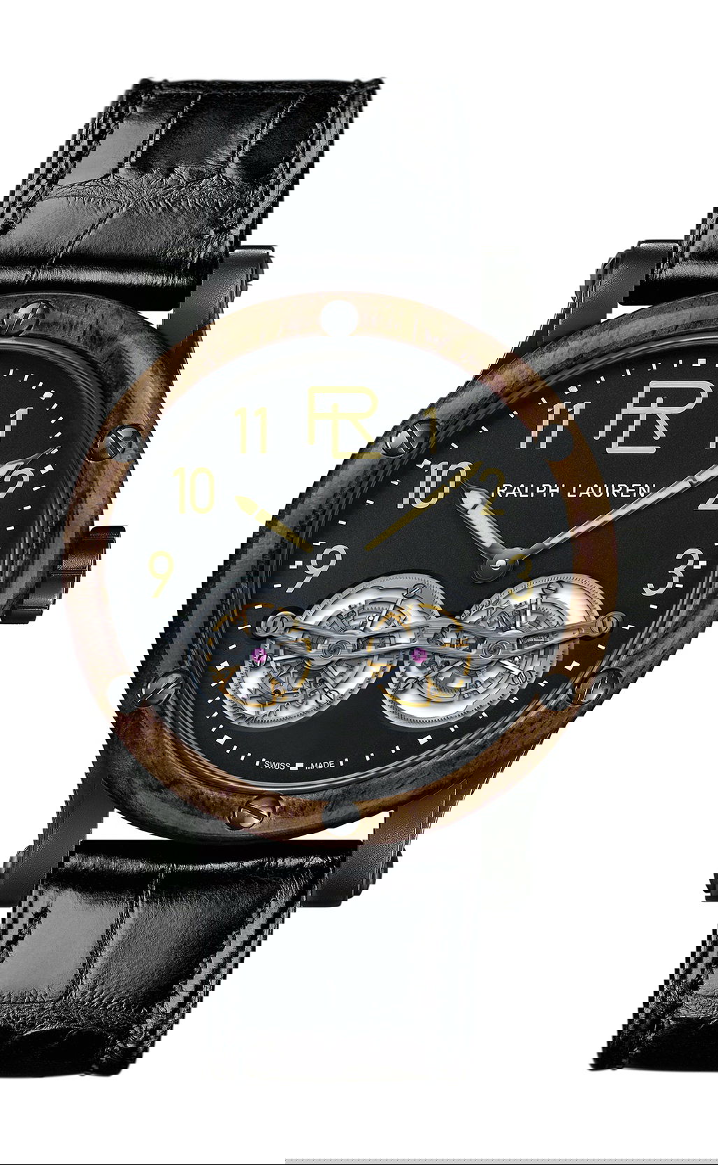 Automotive Double Tourbillon Black Steel