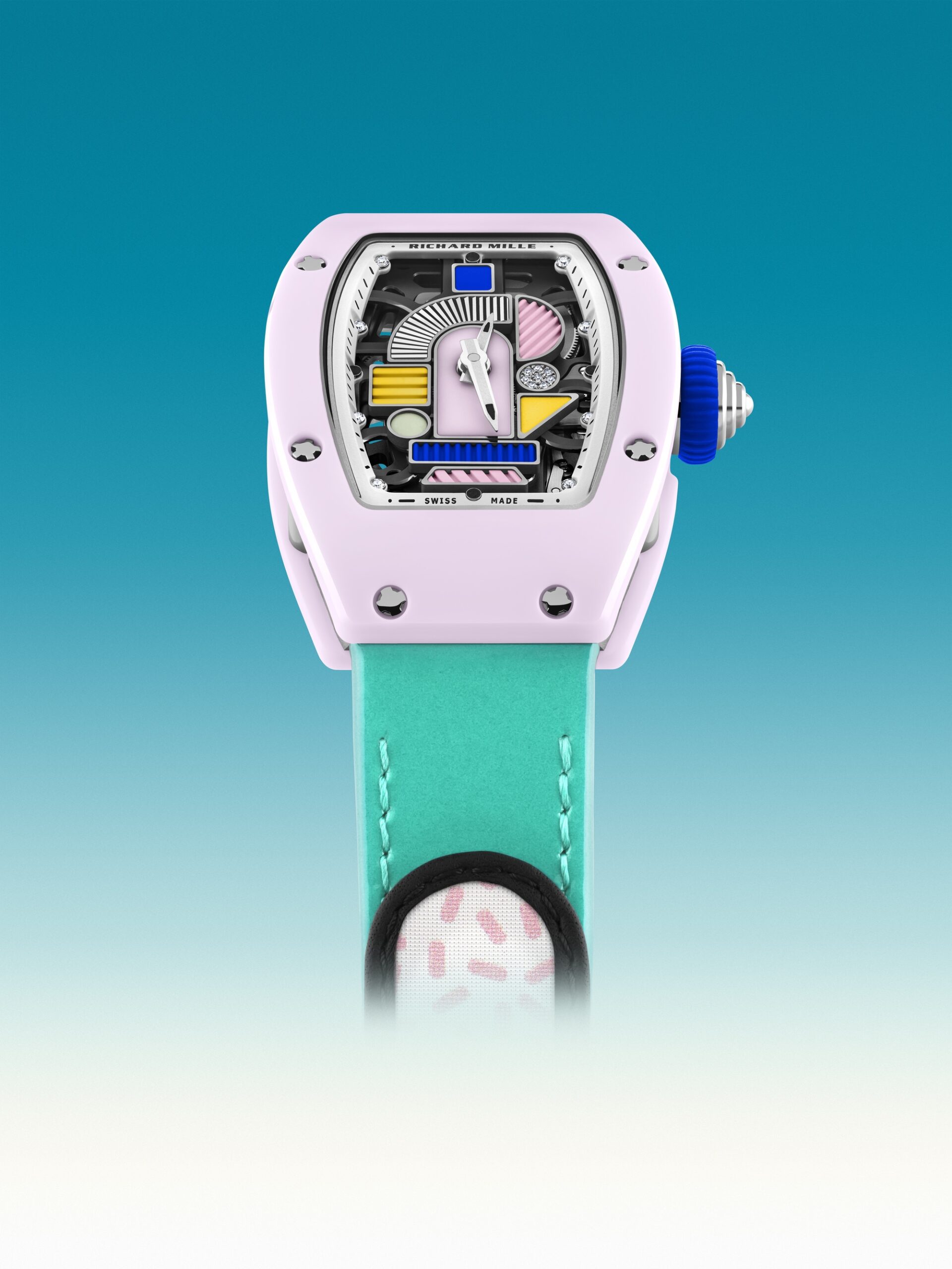 RM 07-01 Automatic Winding Coloured Ceramics Blush Pink - Image 12