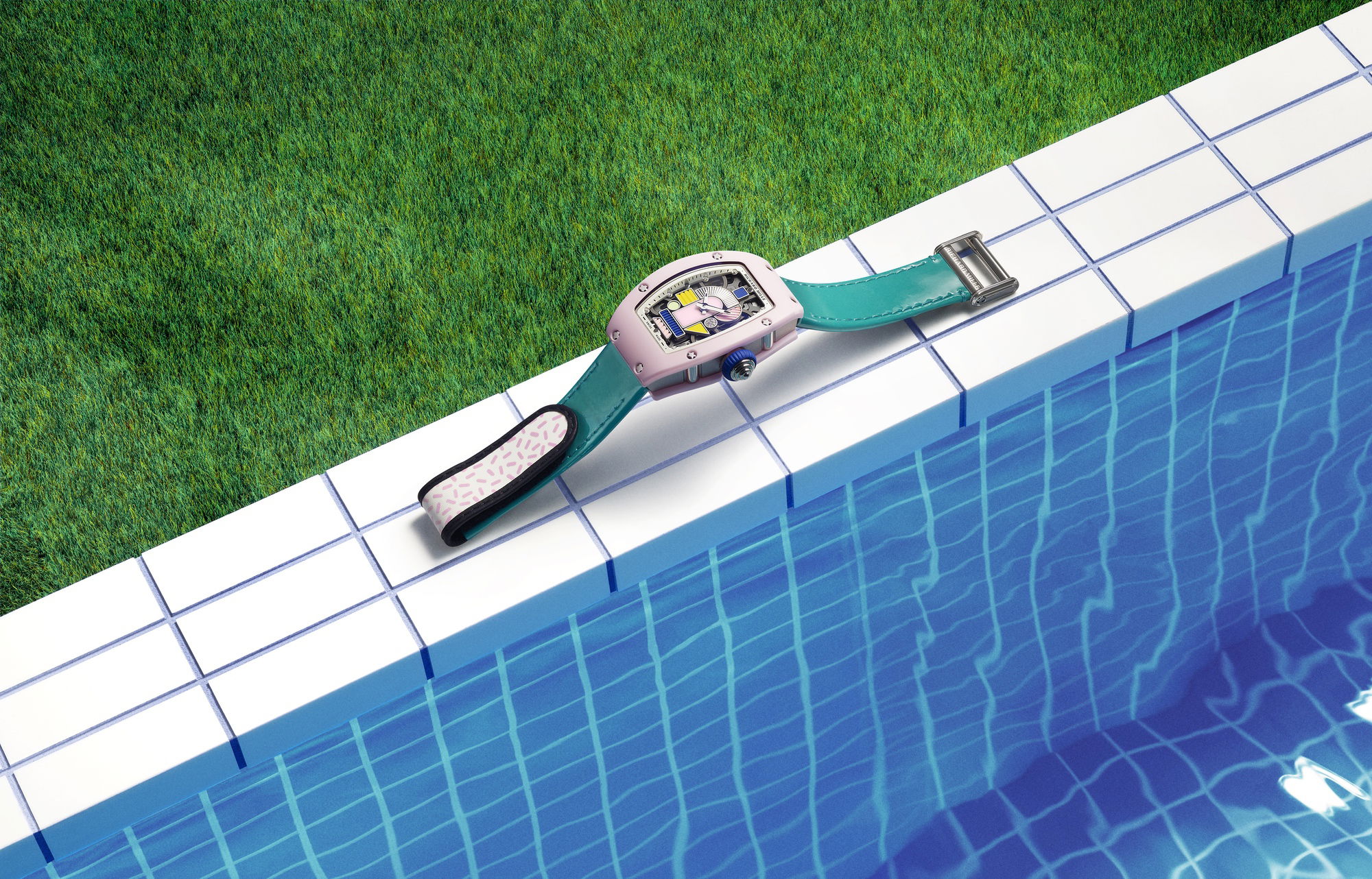 RM 07-01 Automatic Winding Coloured Ceramics Blush Pink - Image 5