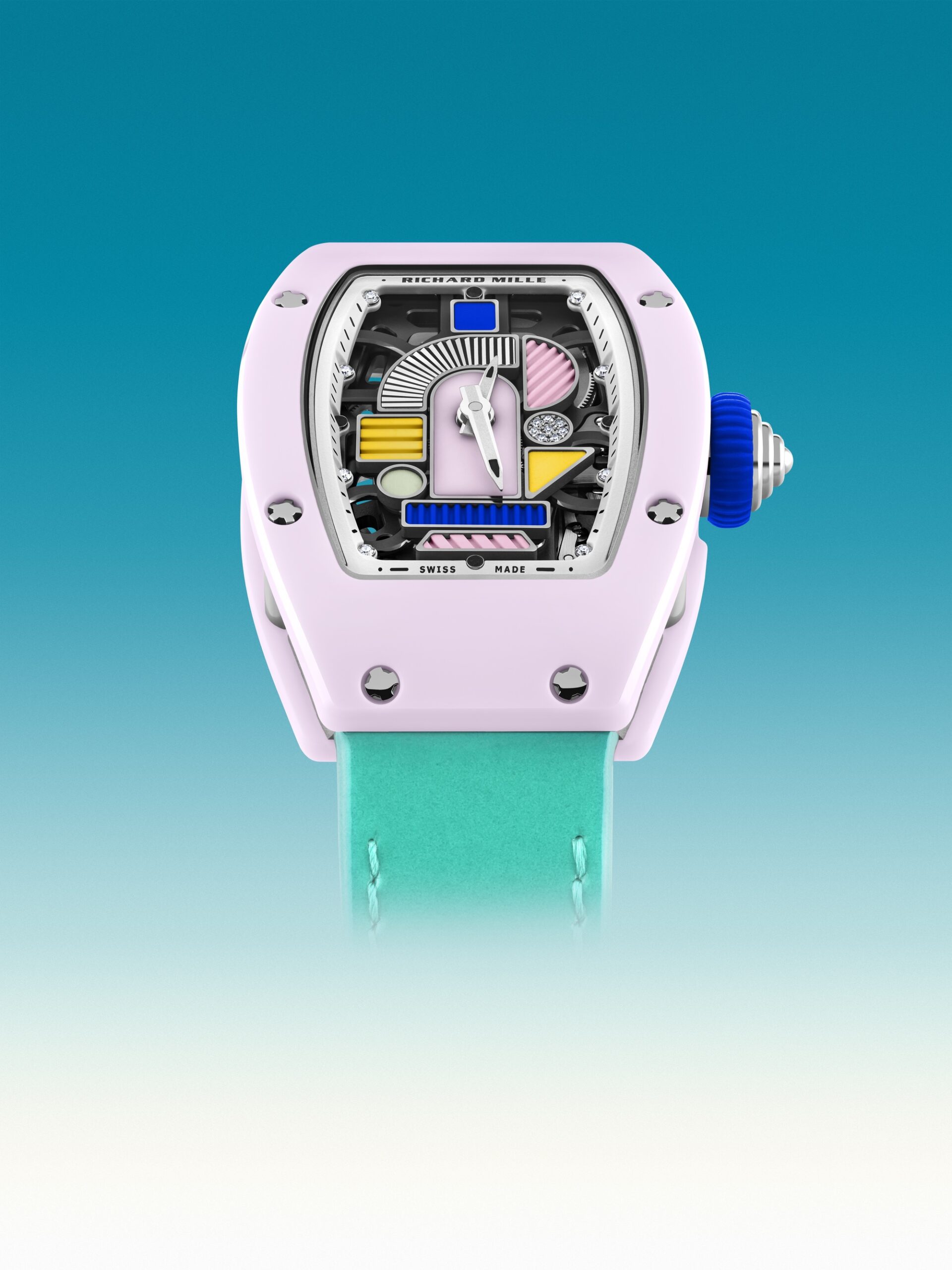 RM 07-01 Automatic Winding Coloured Ceramics Blush Pink - Image 8