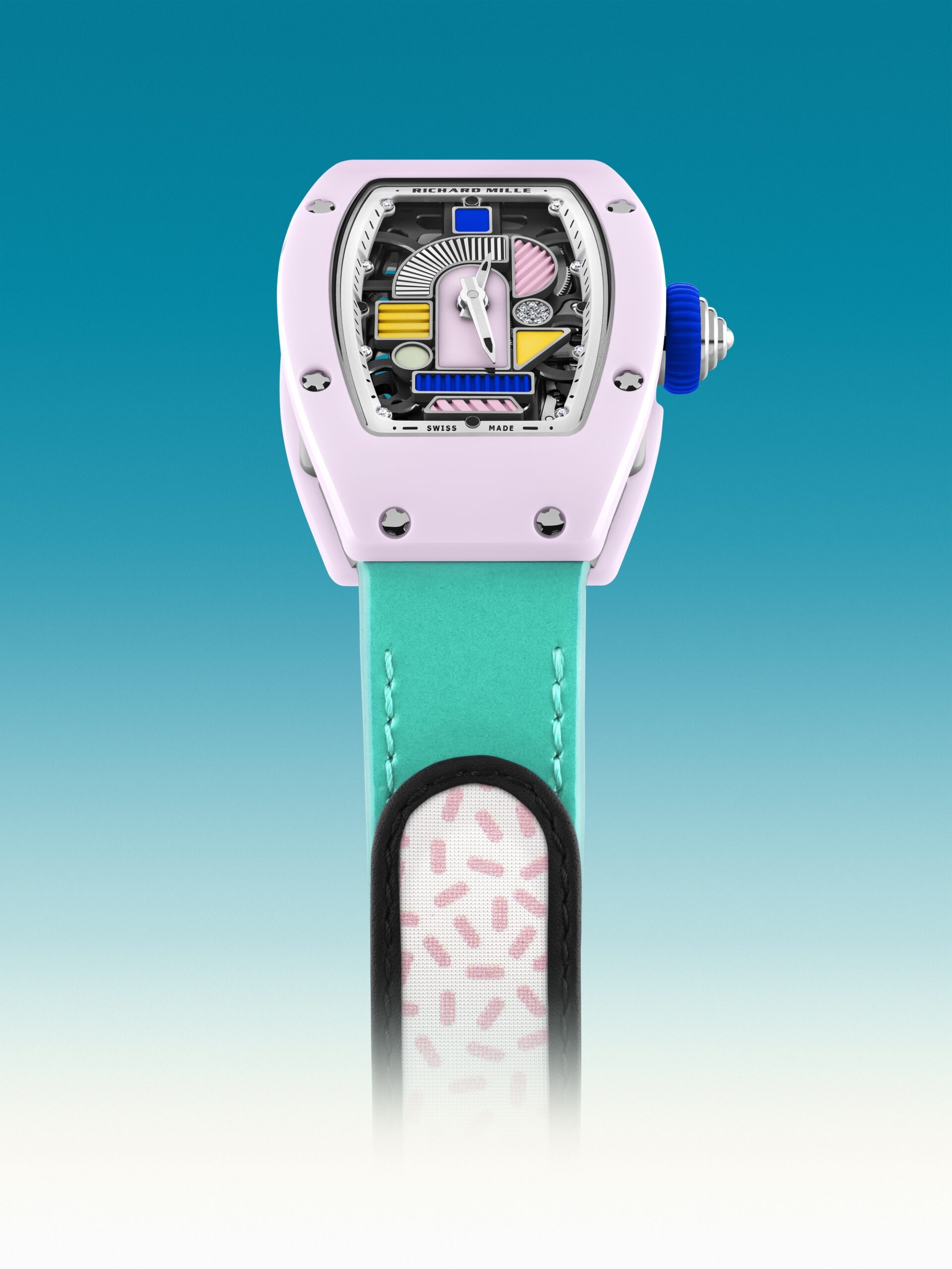 RM 07-01 Automatic Winding Coloured Ceramics Blush Pink - Image 9