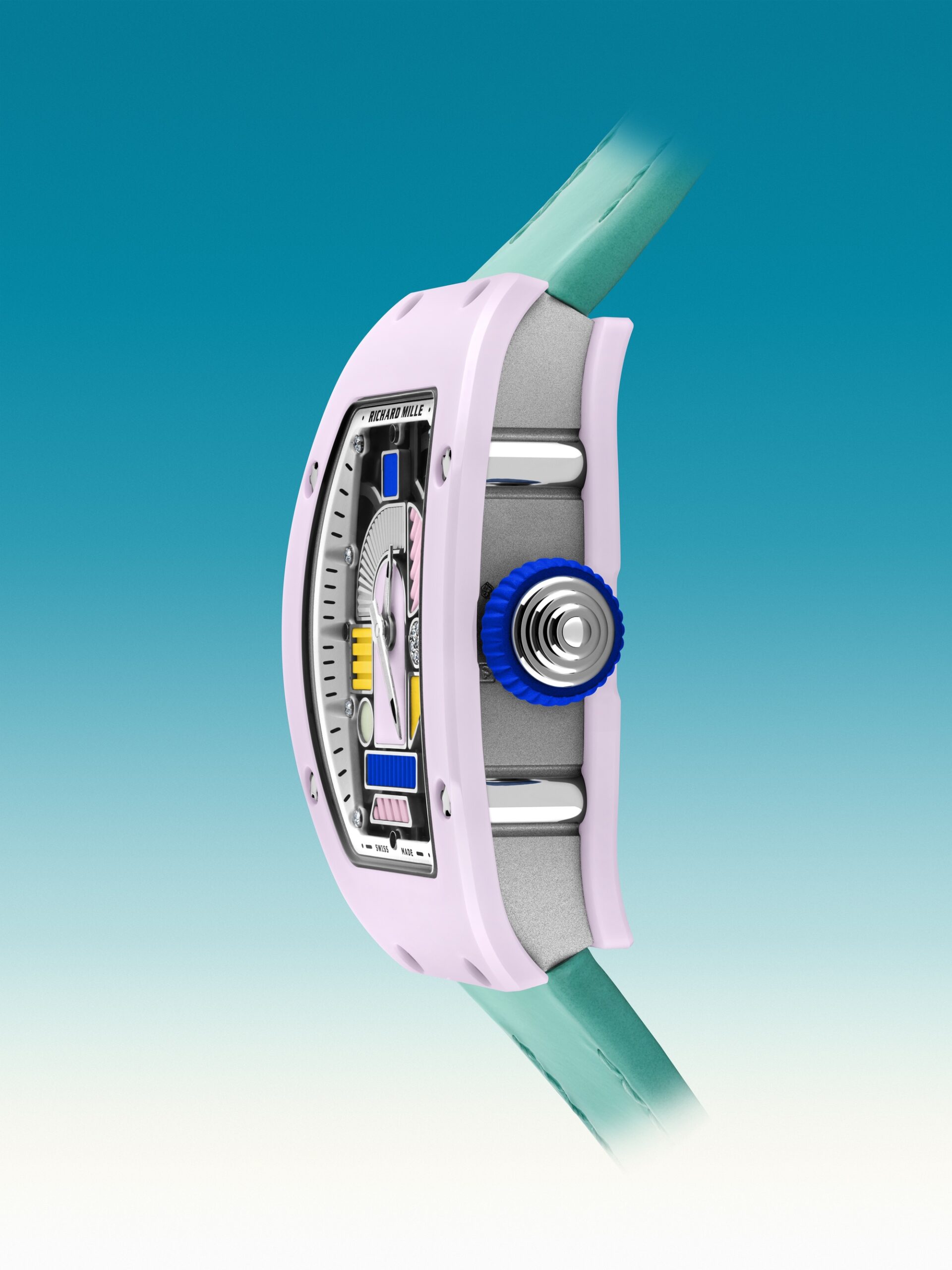 RM 07-01 Automatic Winding Coloured Ceramics Blush Pink - Image 10