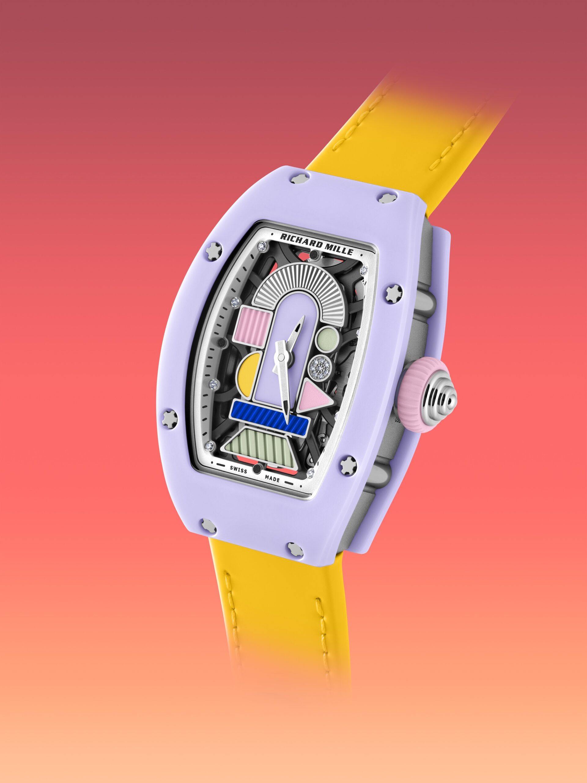 RM 07-01 Automatic Winding Coloured Ceramics Lavender - Image 4