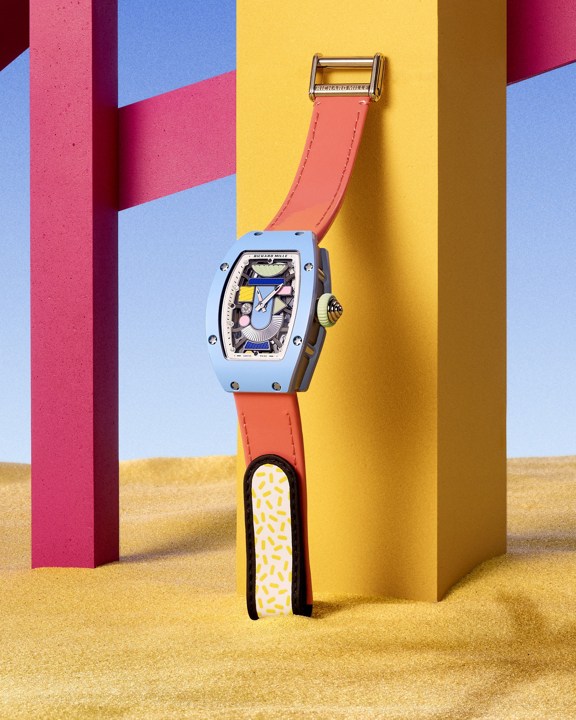 RM 07-01 Automatic Winding Coloured Ceramics Powder Blue - Image 11