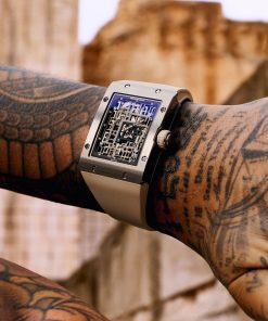 Alternative view of RM 16-02 Automatic Extraflat Titanium