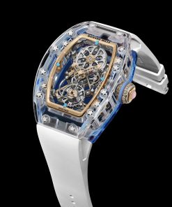 Alternative view of RM 75-01 Flying Tourbillon Sapphire Blue