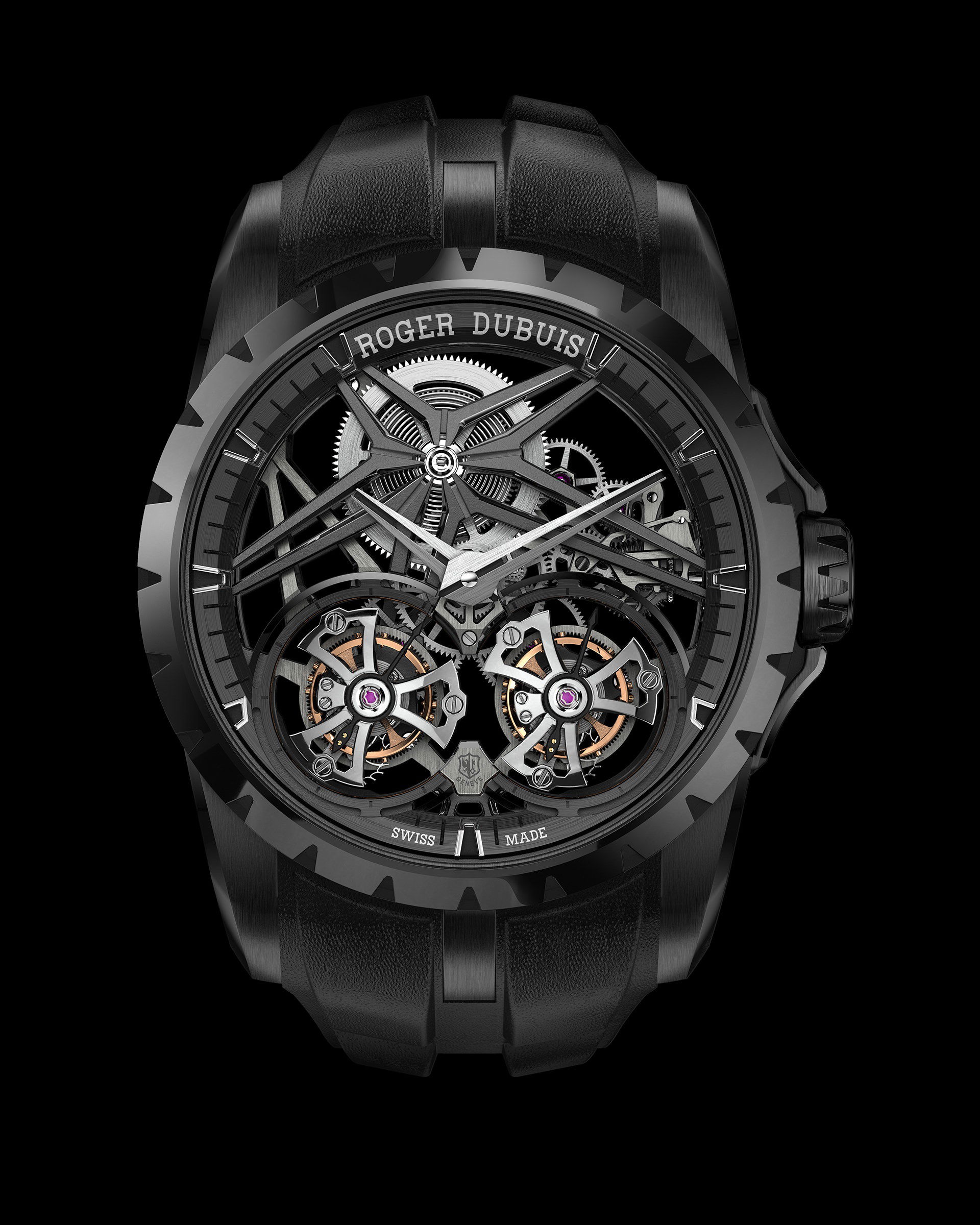 Excalibur Double Tourbillon Black Ceramic - Image 2