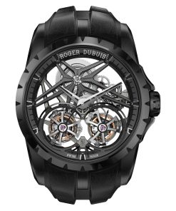 Excalibur Double Tourbillon Black Ceramic