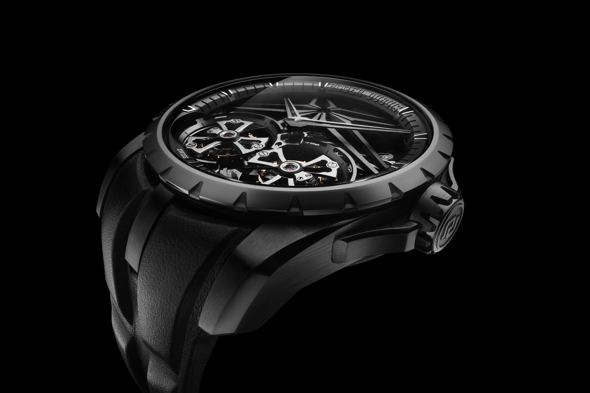 Excalibur Double Tourbillon Black Ceramic - Image 4