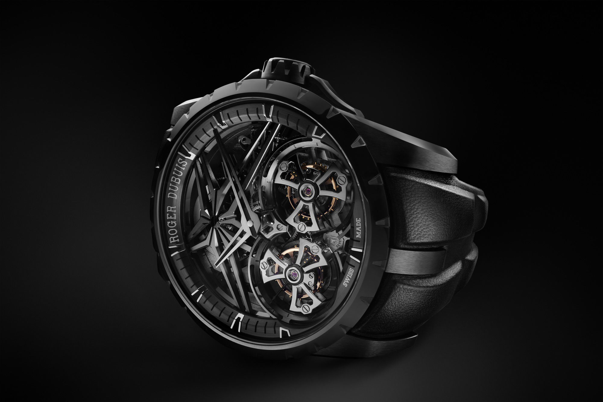 Excalibur Double Tourbillon Black Ceramic - Image 5