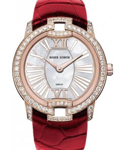 Velvet Pink Gold – Red Alligator Strap
