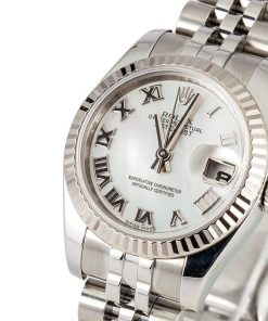 Alternative view of HandMade The Ladies Rolex DateJust MOP dial 179174