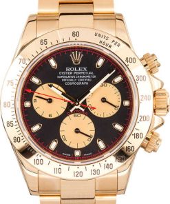 HandMade The Rolex Daytona 18K Yellow Gold 116528BKCSO
