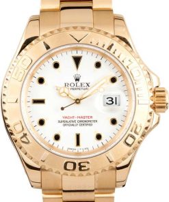 HandMade The Mens 18k Yellow Gold Yacht-Master 16628