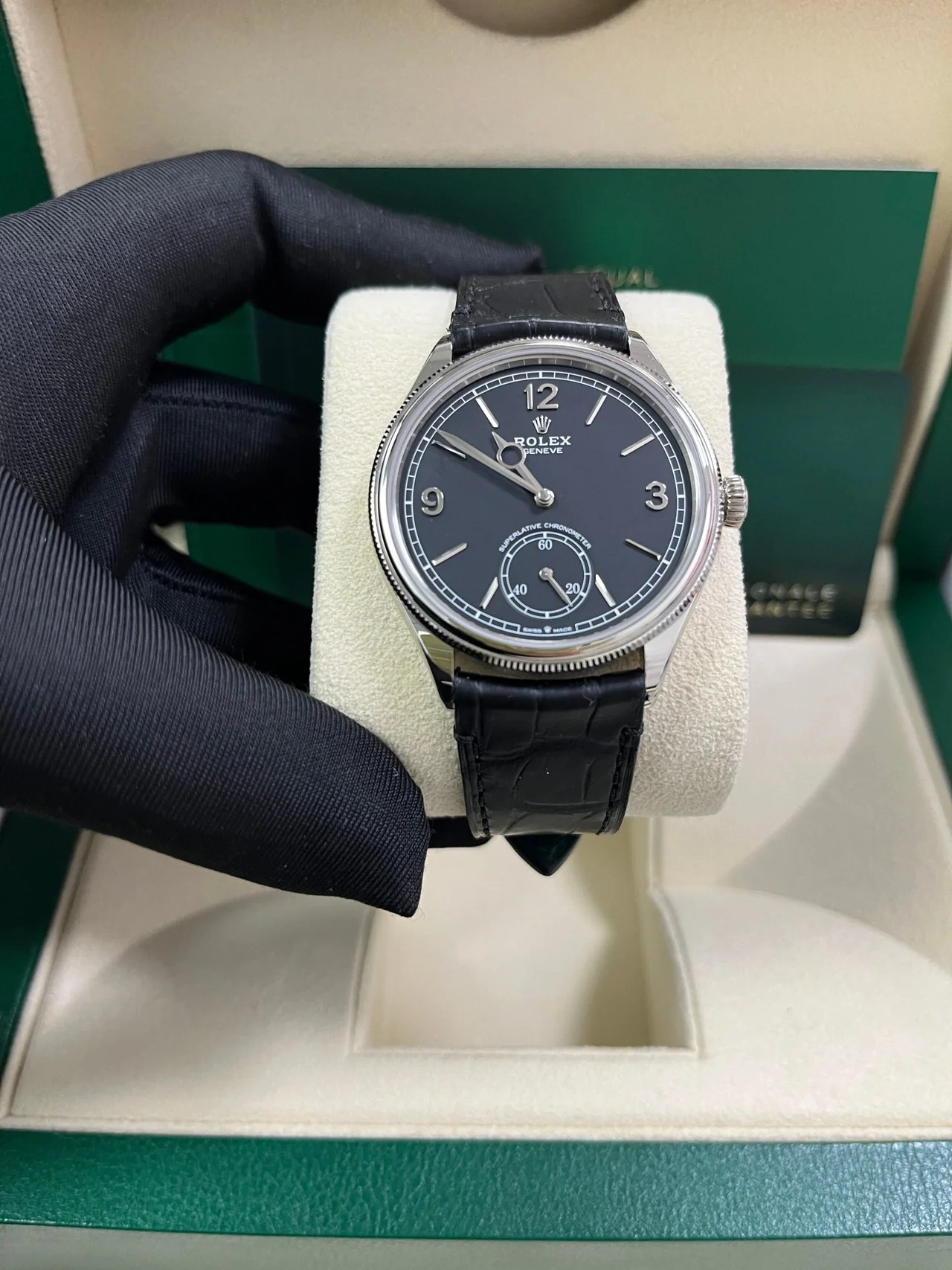 Rolex 1908 18 ct white gold polished finish 52509-0002 - Image 4