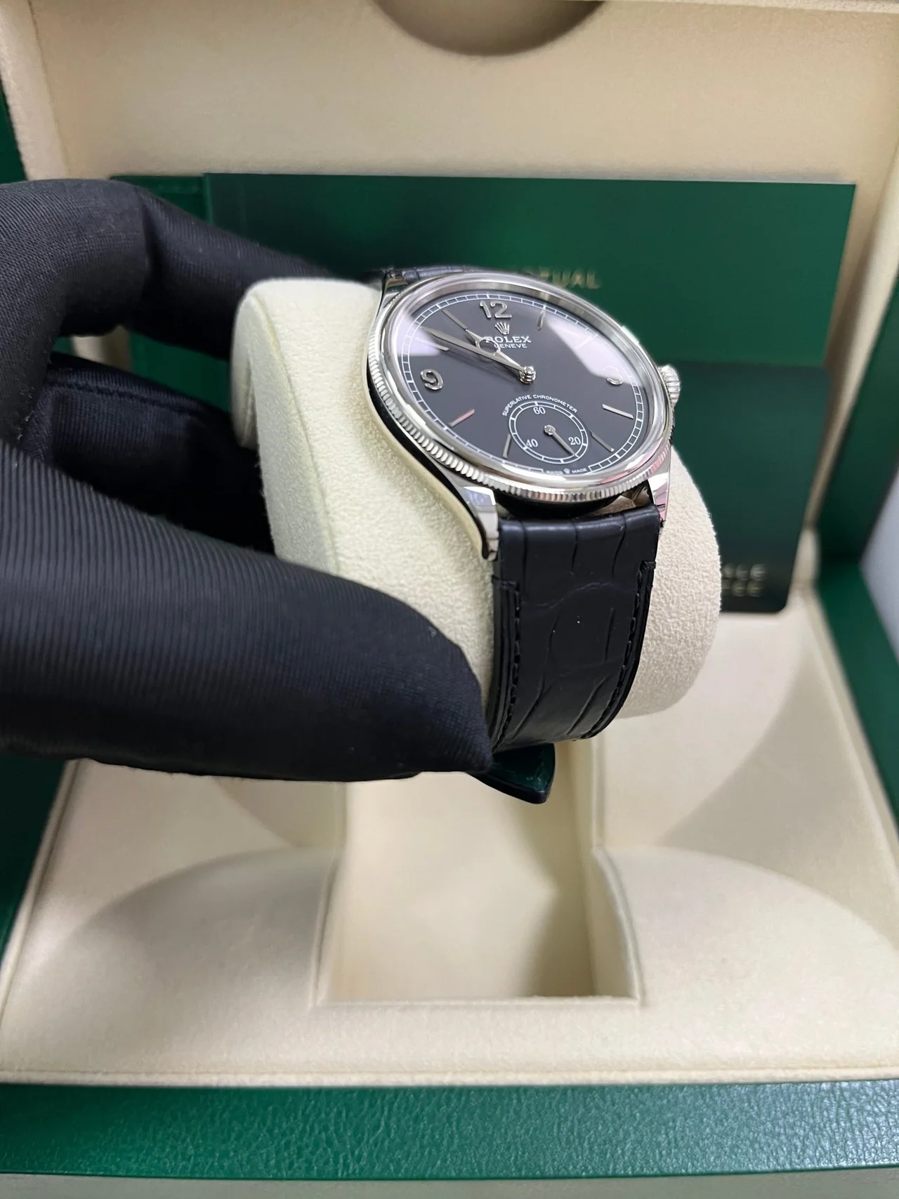 Rolex 1908 18 ct white gold polished finish 52509-0002 - Image 3