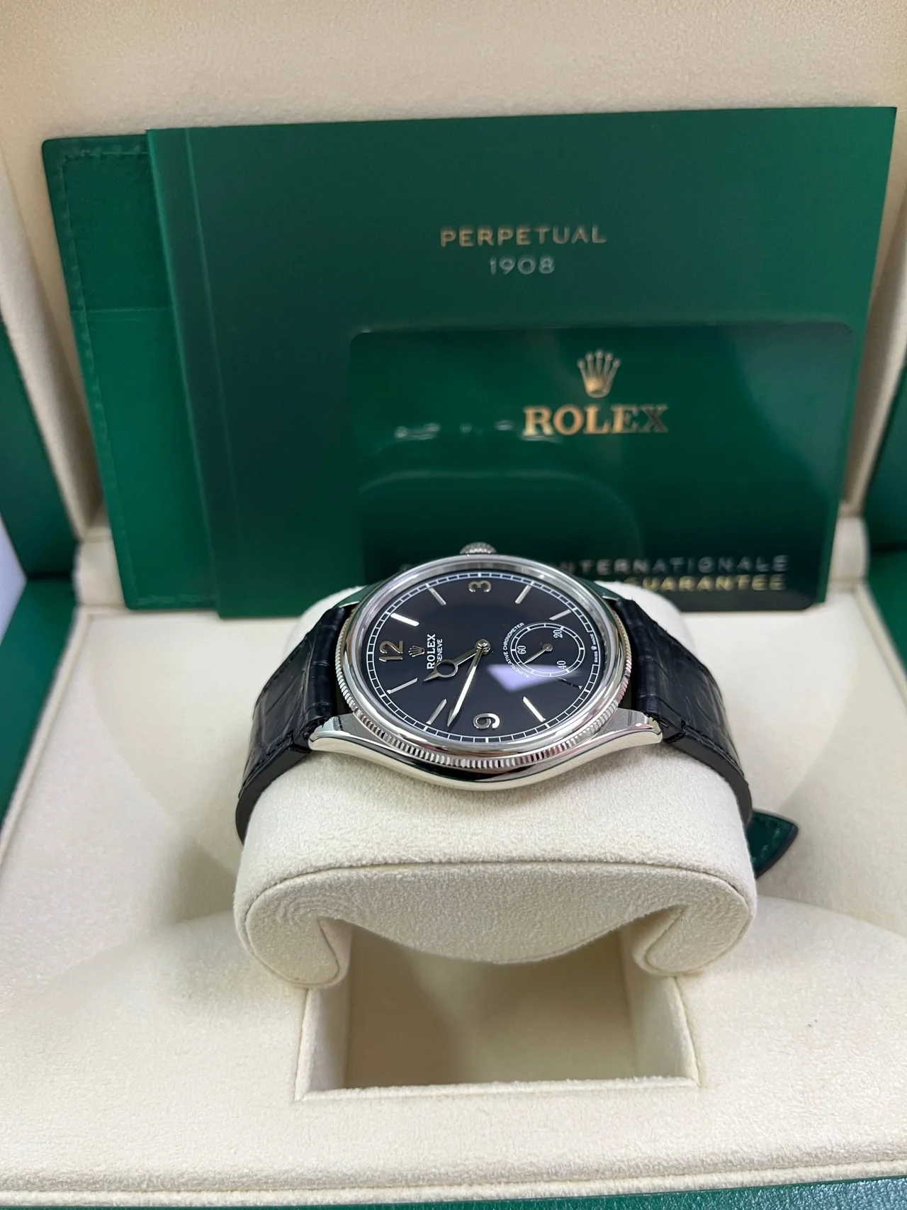 Rolex 1908 18 ct white gold polished finish 52509-0002 - Image 8