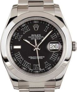 HandMade The Men's Rolex Datejust 116300 Black Roman