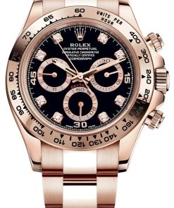 Rolex Cosmograph Daytona 40mm Everose Gold Diamond Markers (Ref#116505)