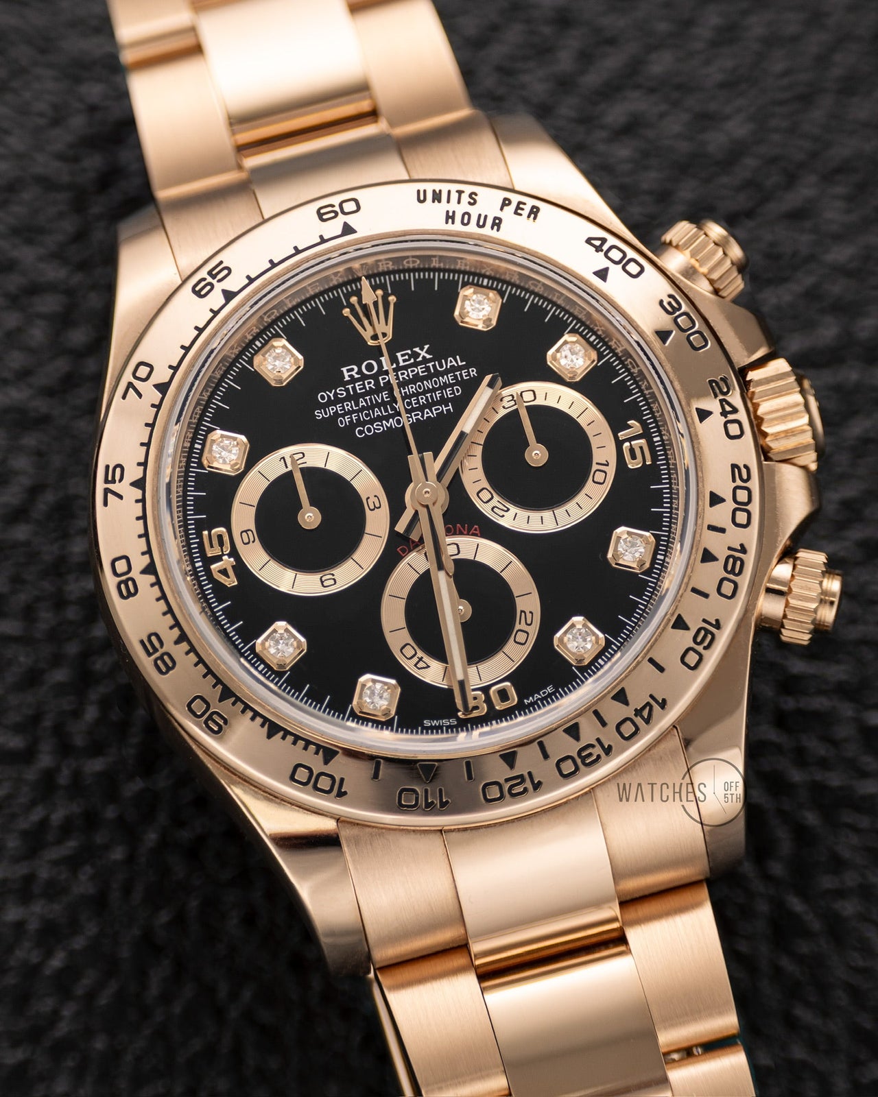 Rolex Cosmograph Daytona 40mm Everose Gold Diamond Markers (Ref#116505) - Image 23