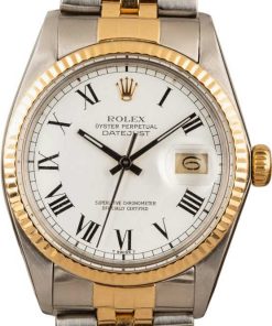 HandMade The Rolex Datejust 16013 White Buckley Dial