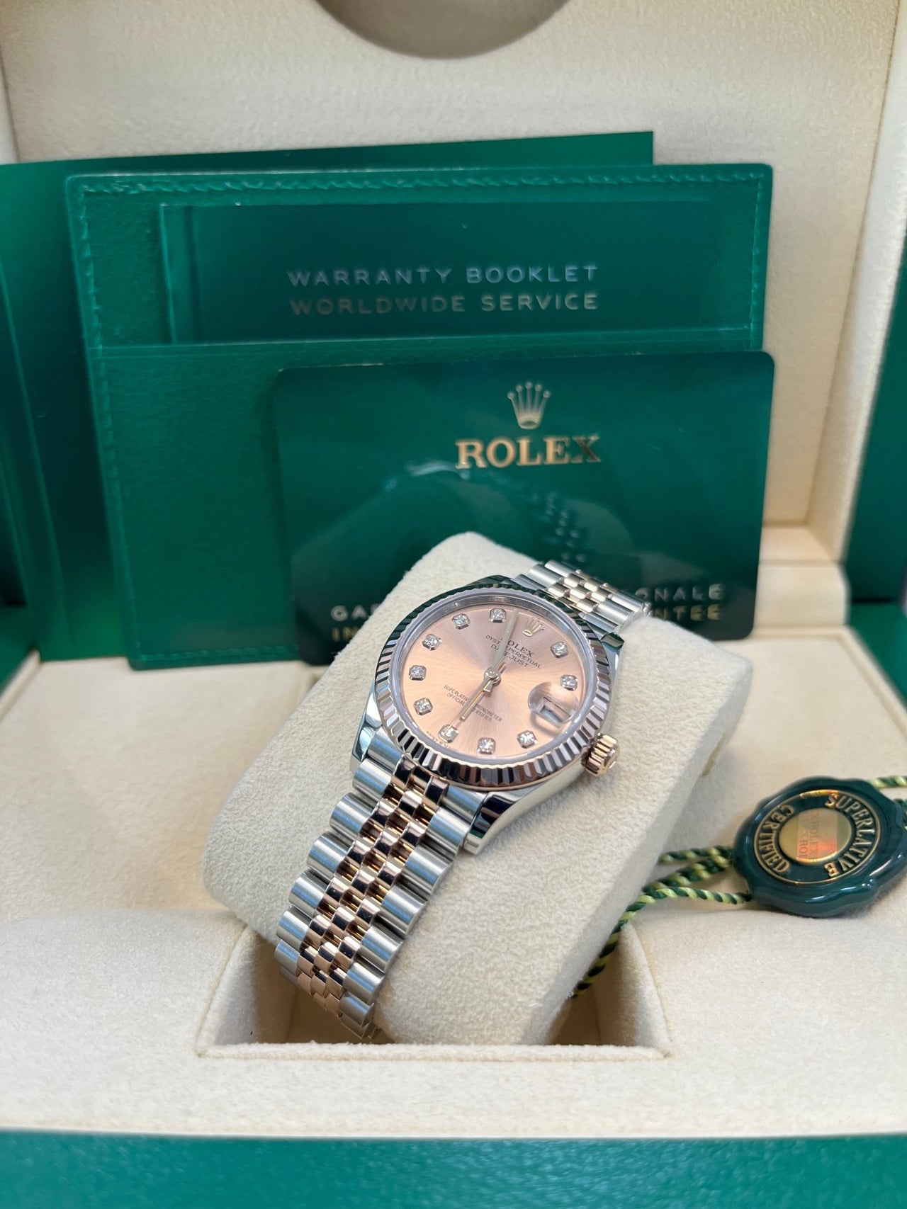 Rolex Datejust 31mm Sundust Diamond Dial Jubilee Bracelet 278271 - Image 8