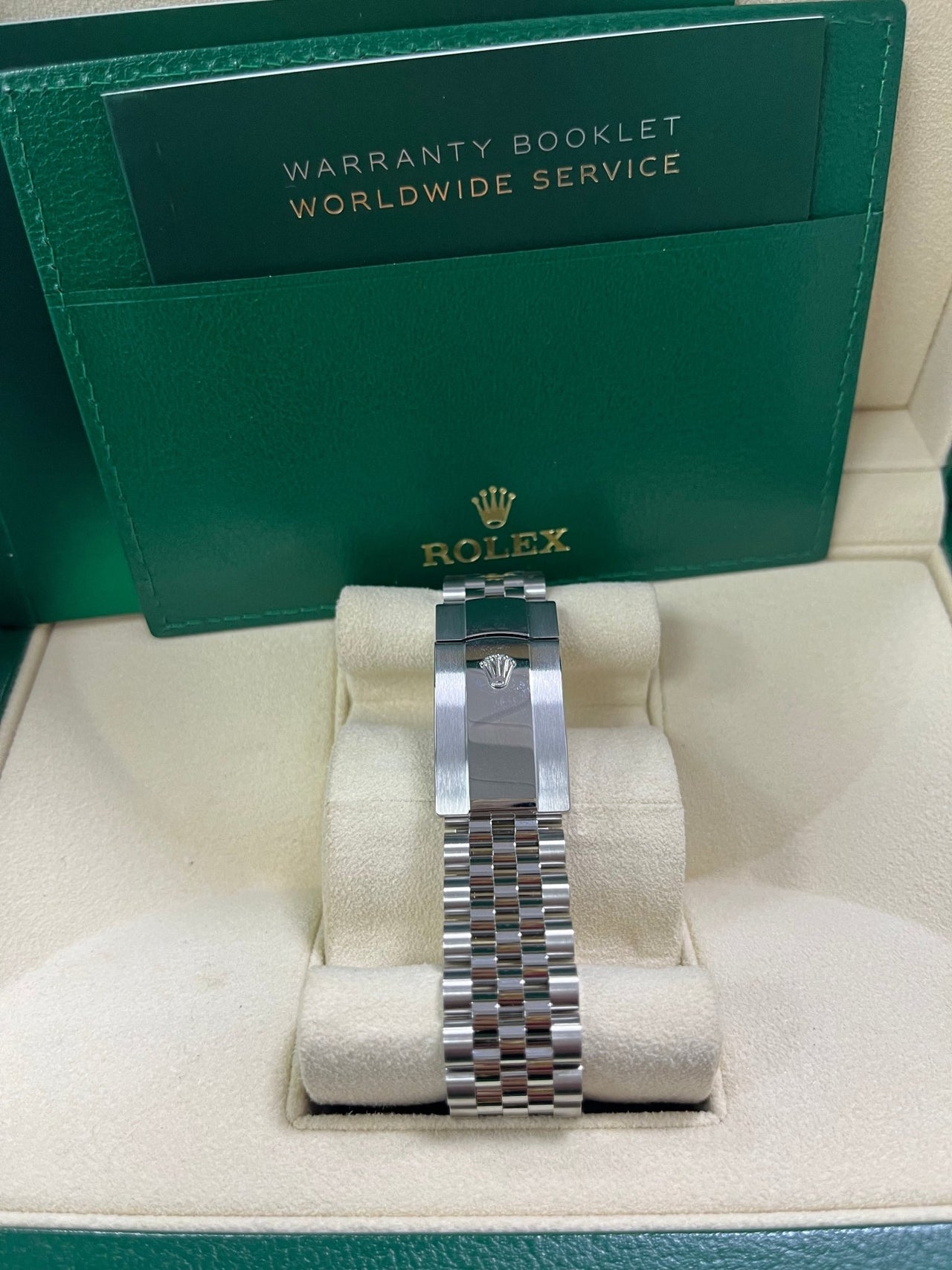 Rolex Datejust 36 Fluted Bezel Blue Index Dial Jubilee Bracelet 126234 - Image 7