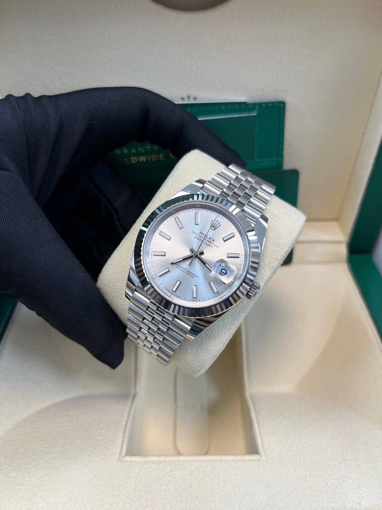 Rolex Datejust 41 41 mm Oystersteel and white gold 126334-0004 - Image 10