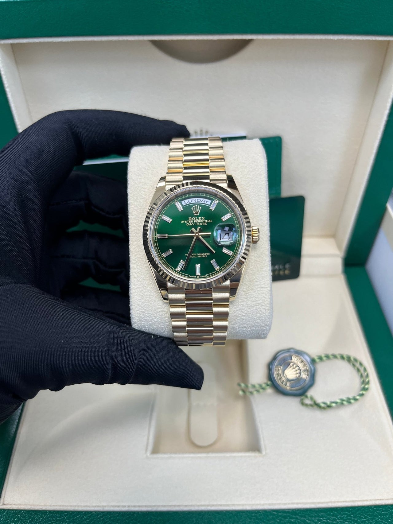 Rolex Day-Date 36 36 mm yellow gold 128238-0130 - Image 14