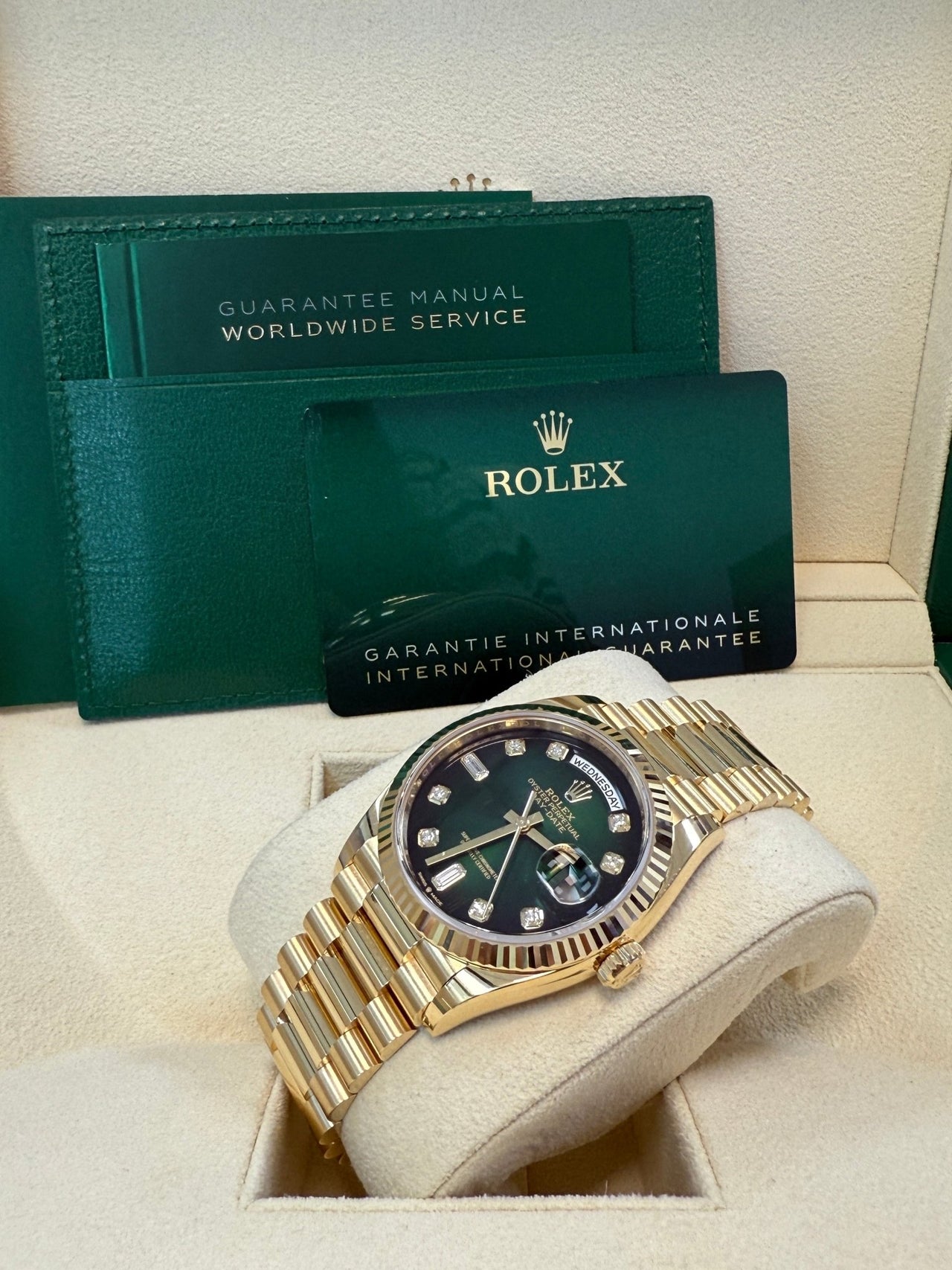 Rolex Day-Date 36 36 mm yellow gold 128238-0069 - Image 7