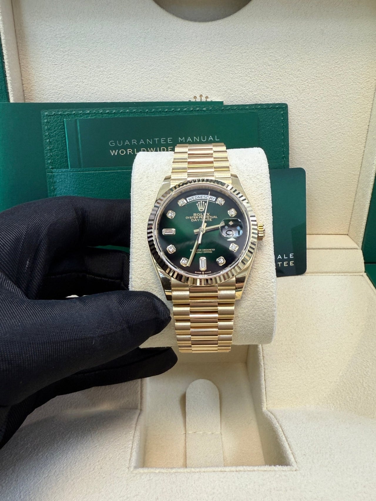 Rolex Day-Date 36 36 mm yellow gold 128238-0069 - Image 9