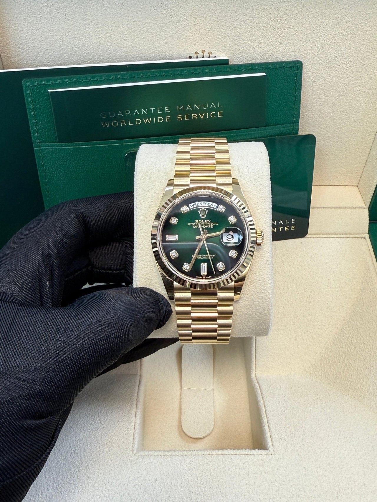 Rolex Day-Date 36 36 mm yellow gold 128238-0069 - Image 14