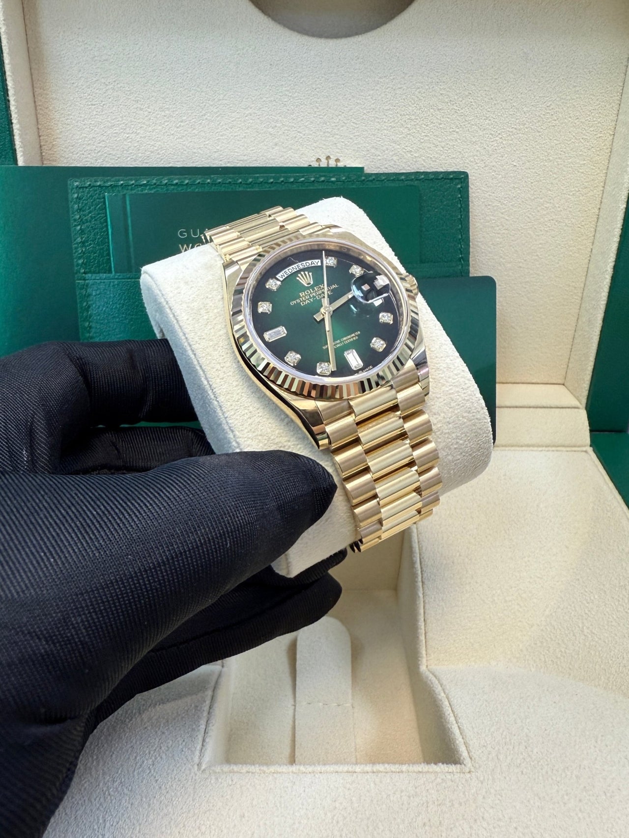 Rolex Day-Date 36 36 mm yellow gold 128238-0069 - Image 8