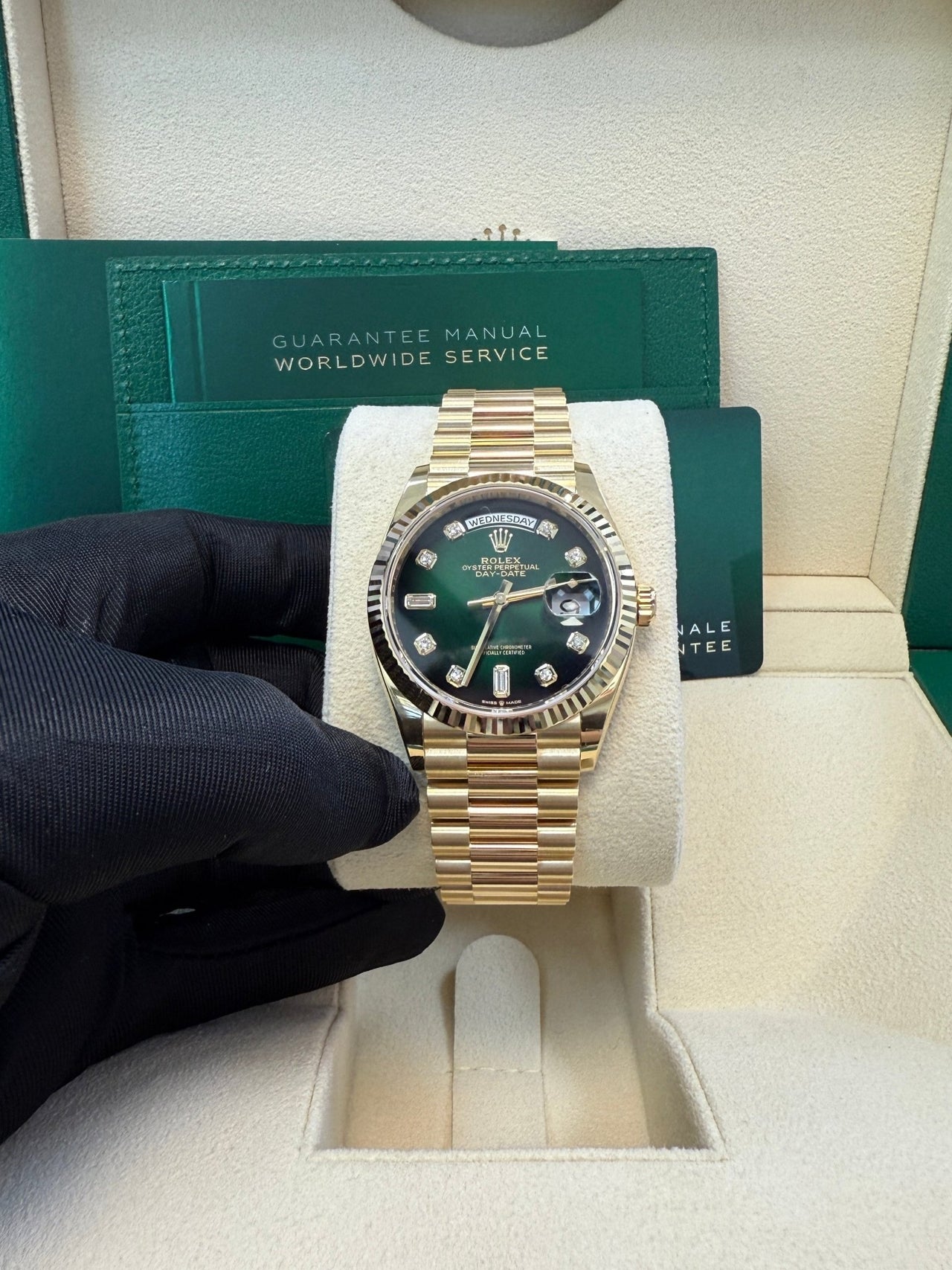Rolex Day-Date 36 36 mm yellow gold 128238-0069 - Image 13