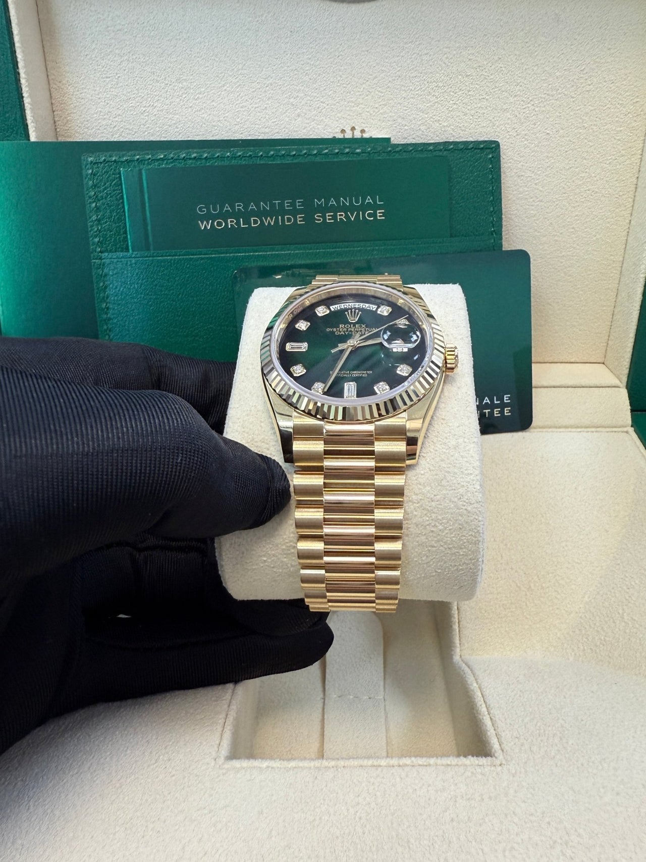 Rolex Day-Date 36 36 mm yellow gold 128238-0069 - Image 12
