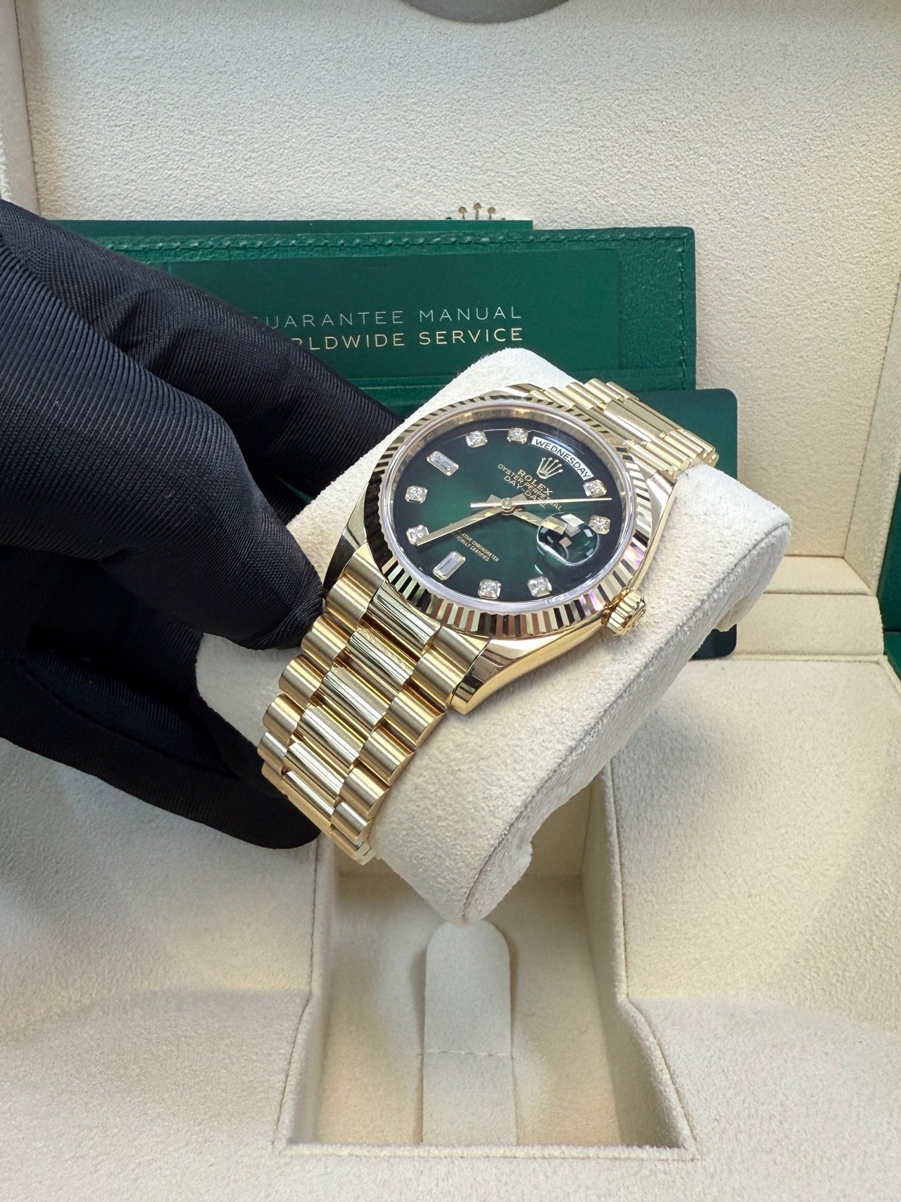 Rolex Day-Date 36 36 mm yellow gold 128238-0069 - Image 11