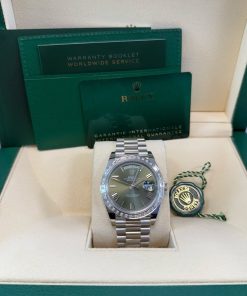 Alternative view of Rolex Day-Date 40 40 mm platinum and diamonds 228396tbr-0020