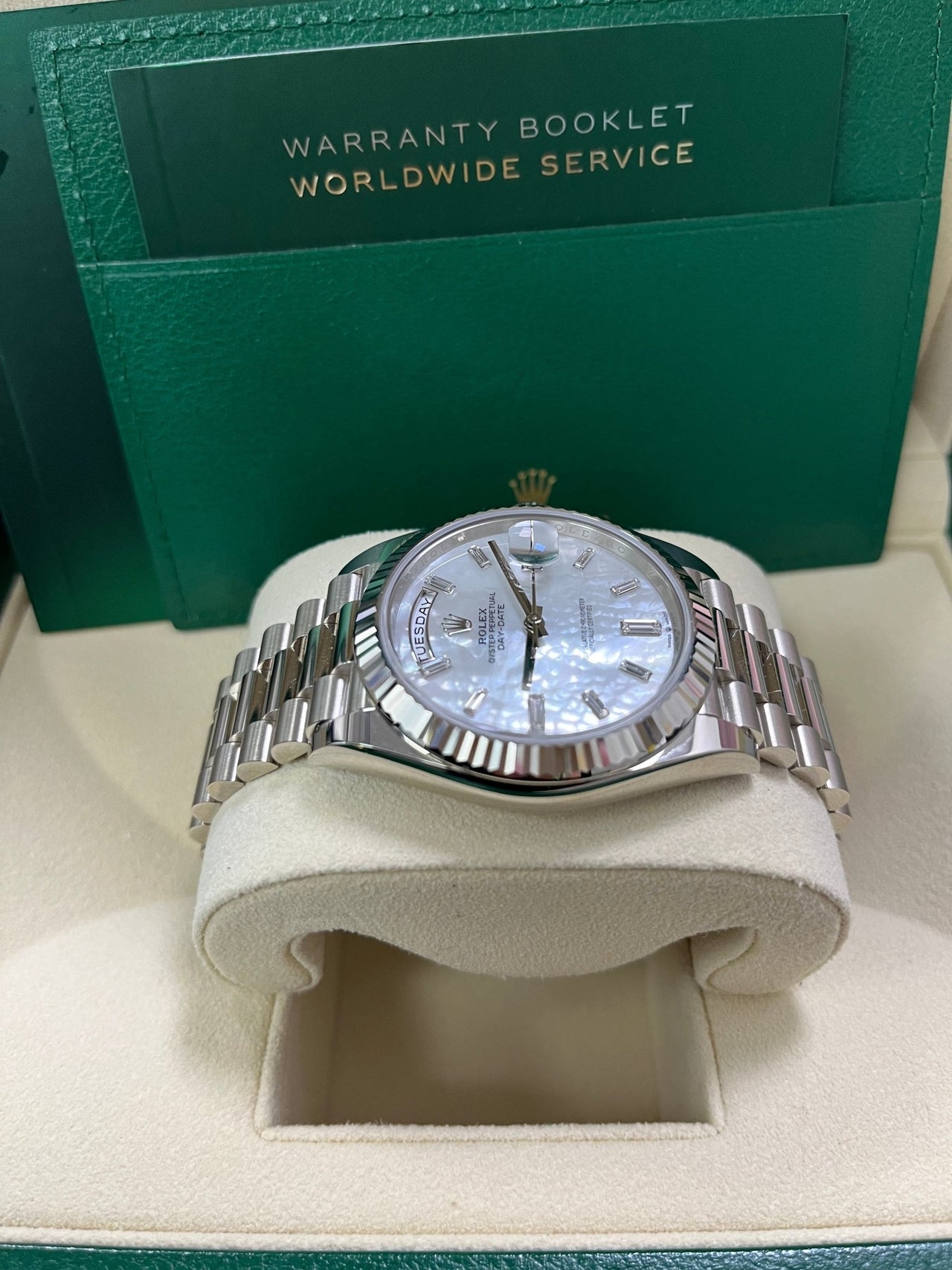 Rolex Day-Date 40 40 mm white gold 228239-0078 - Image 3