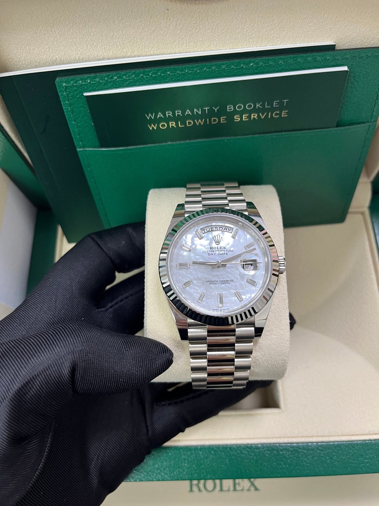 Rolex Day-Date 40 40 mm white gold 228239-0078 - Image 8