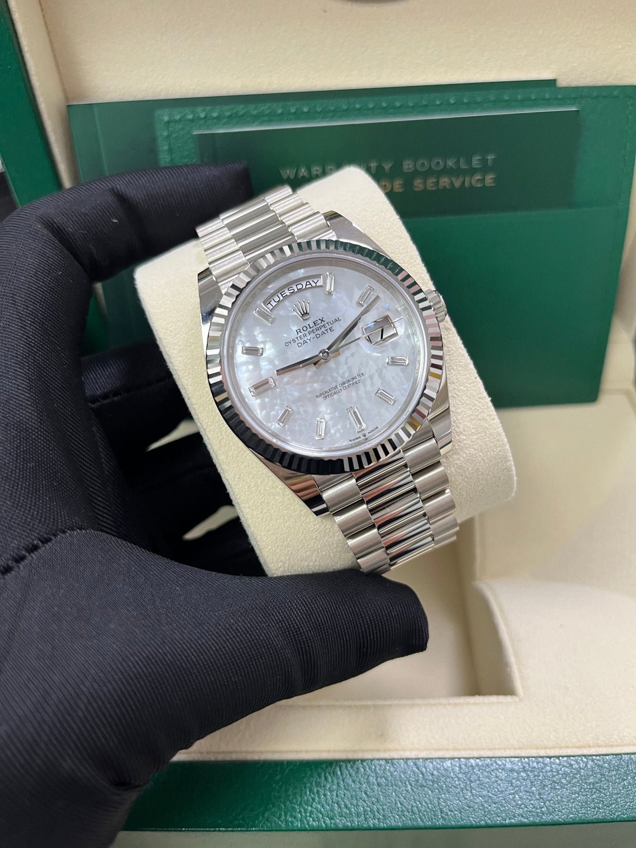 Rolex Day-Date 40 40 mm white gold 228239-0078 - Image 6