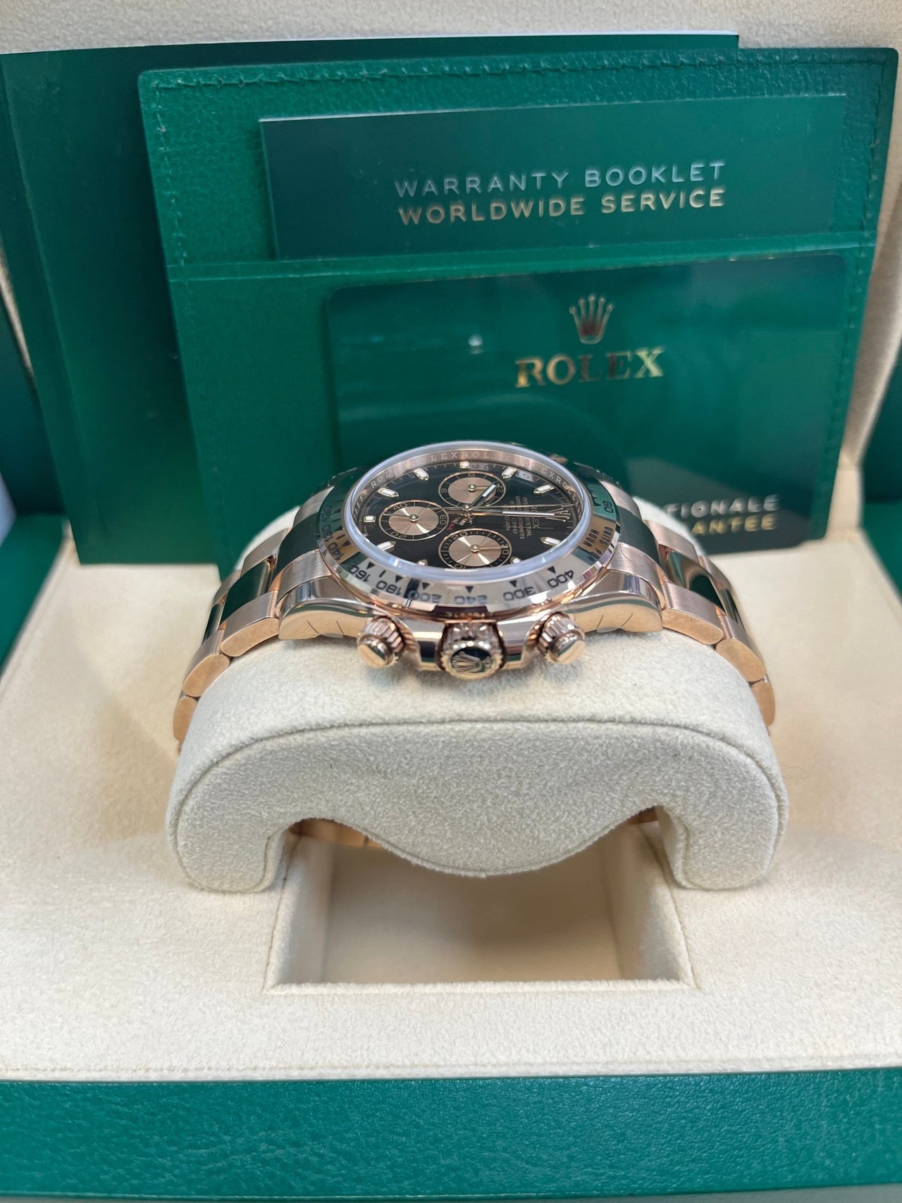 Rolex Daytona Everose Gold Cosmograph/ Black Index Dial (Ref# 116505) - Image 3