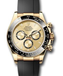 Rolex Daytona NEW RELEASE 2024 Yellow Gold Daytona Oysterflex Champagne Dial 126518ln