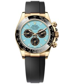 Rolex Daytona Yellow Gold Daytona Tiffany Dial on Oysterflex New 2025 Release Reference 126518