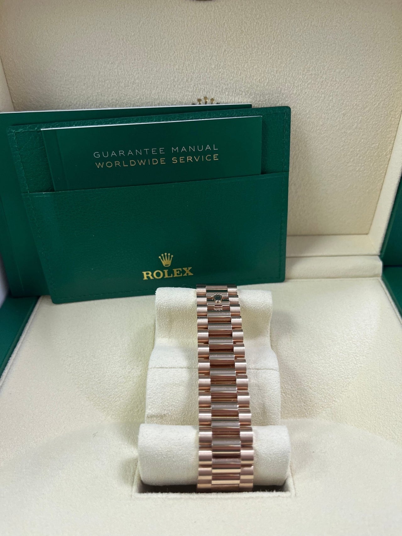 Rolex Day-Date 40 40 mm Everose gold and diamonds 228345rbr-0011 - Image 5