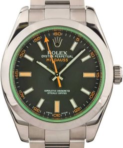 HandMade The Rolex Milgauss 116400V Green Crystal