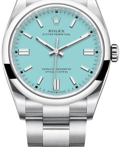 Rolex Oyster Perpetual 41 Stainless Steel - Turquoise Dial - Oyster Bracelet (Ref# 124300)