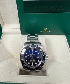 Alternative view of Rolex Sea-Dweller Deepsea Stainless Steel 44 - James Cameron Blue Dial (Ref# 126660)