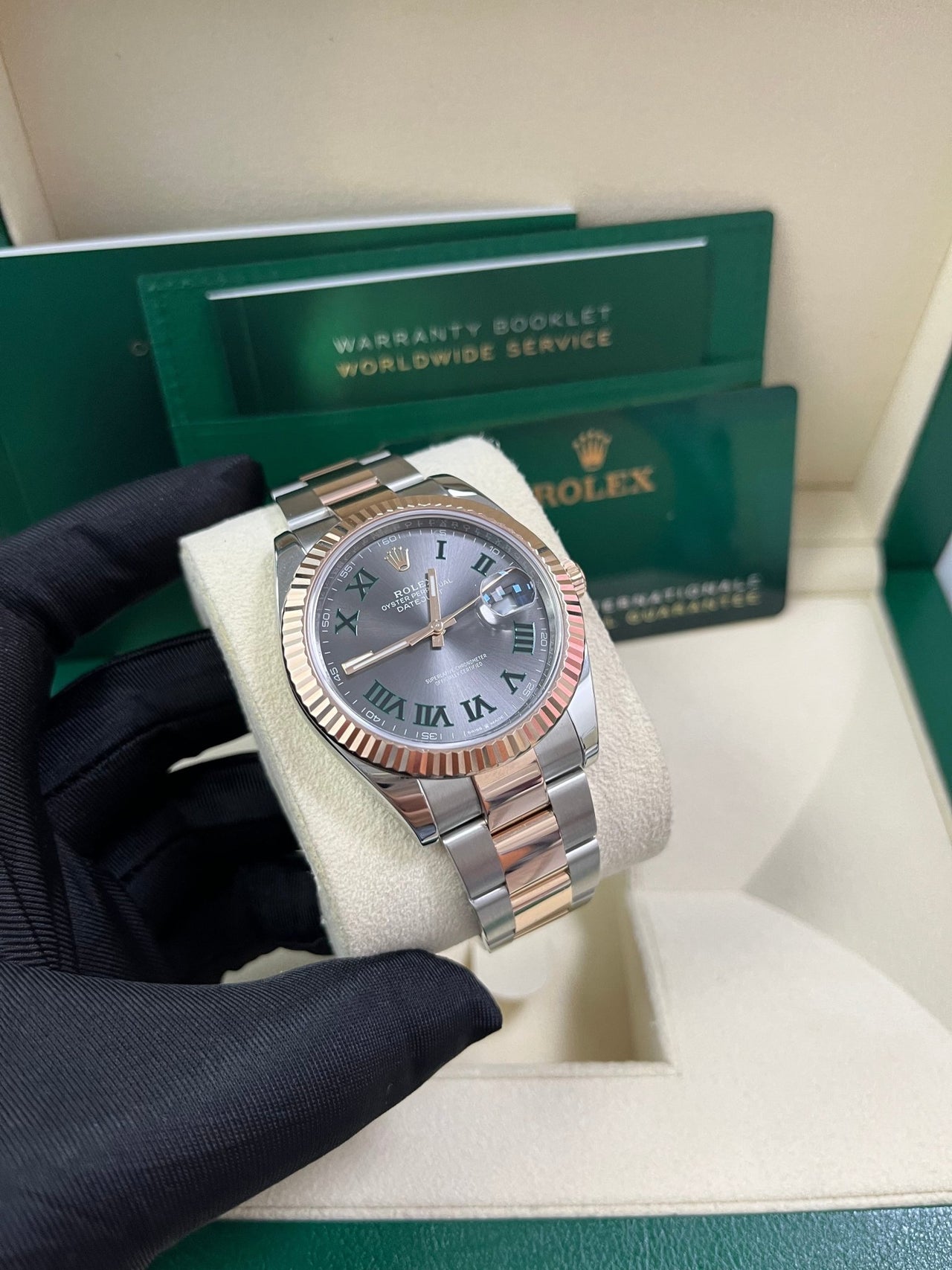 Rolex Datejust 41 41 mm Oystersteel and Everose gold 126331-0015 - Image 10